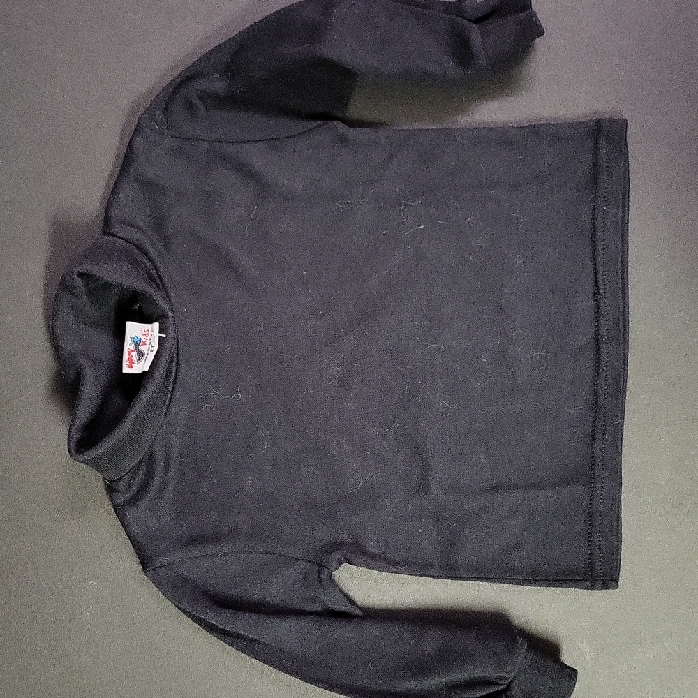 Hey Kids black long sleeve turtleneck